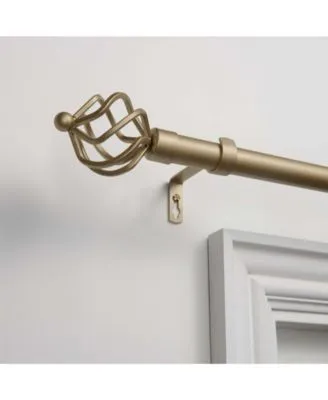 Exclusive Home Torch Curtain Rod Finial Set