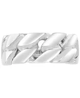 Effy Men's Polished Chain Link Statement Ring in Sterling Silver