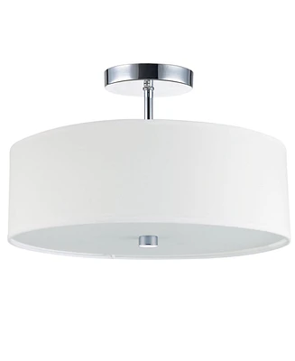 Dainolite 3 Light Incandescent Semi Flush Mount