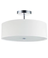 Dainolite 3 Light Incandescent Semi Flush Mount