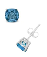 Blue Topaz (2-1/2 ct. t.w.) Stud Earrings in Sterling Silver