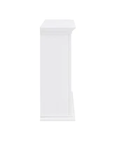 Southern Enterprises Anika Marble Tiled Color Changing Electric Fireplace