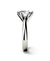 Moissanite Solitaire Engagement Ring 3-1/10 ct. t.w. Diamond Equivalent 14k White or Yellow Gold