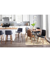 Toriano Swivel Bar Stool (Set of 2)