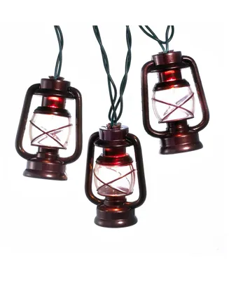 Kurt Adler Ul 10-Light Copper Color Lantern Light Set