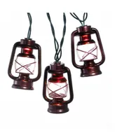 Kurt Adler Ul 10-Light Copper Color Lantern Light Set