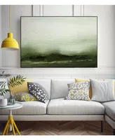 Giant Art 40" x 30" Verdant Iii Art Block Framed Canvas