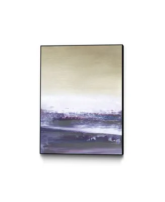 Giant Art 24" x 18" Amethyst Sea Ii Art Block Framed Canvas