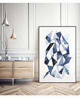 Giant Art 20" x 16" Chrysalis Ii Art Block Framed Canvas