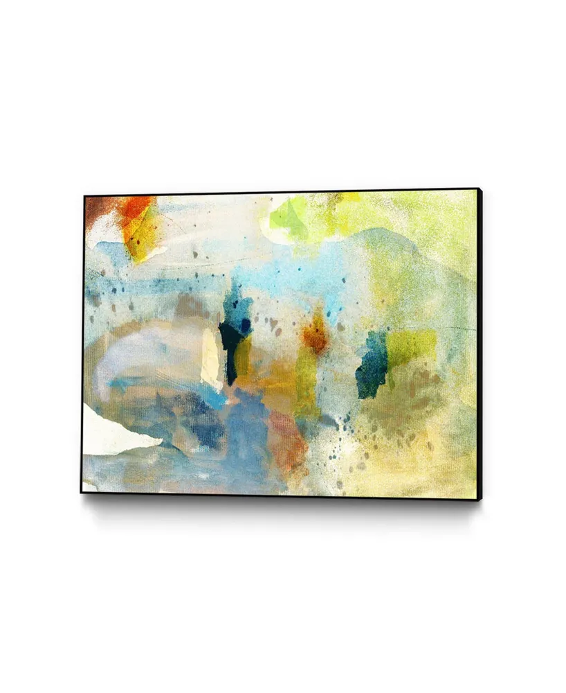 Giant Art 36" x 24" Deviation Ii Art Block Framed Canvas