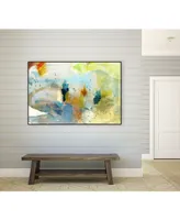 Giant Art 32" x 24" Deviation Ii Art Block Framed Canvas