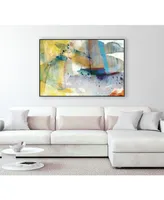 Giant Art 32" x 24" Deviation I Art Block Framed Canvas