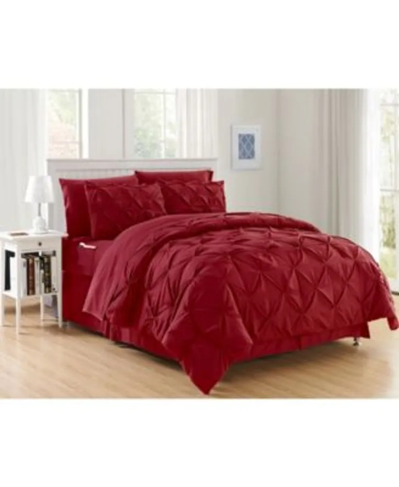 Elegant Comfort Pintuck 8 Pc. Comforter Sets