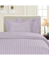 Elegant Comfort Luxurious Stripe Wrinkle Free Duvet Cover Sets