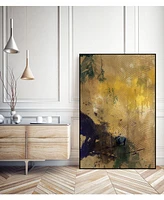 Giant Art 14" x 11" Amber Haze Ii Art Block Framed Canvas