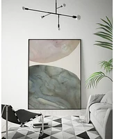 Giant Art 40" x 30" Gravitate Iv Art Block Framed Canvas