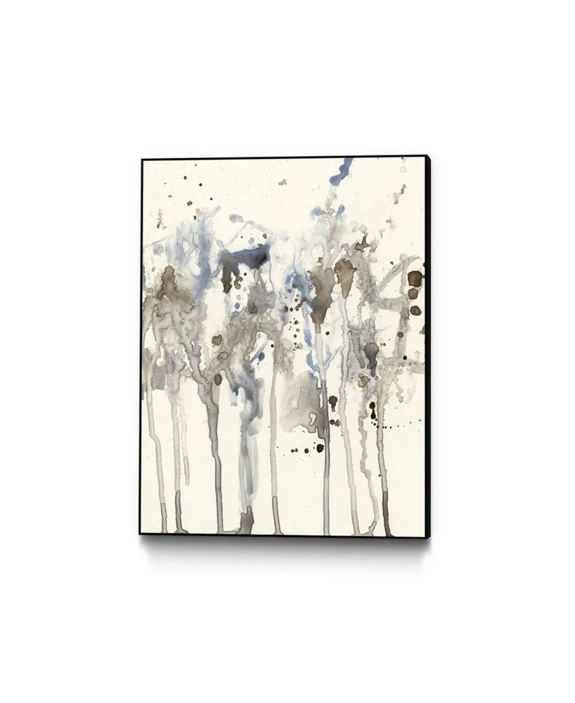 Giant Art 36" x 24" Neutral Splash I Art Block Framed Canvas