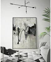Giant Art 40" x 30" Magic Energy I Art Block Framed Canvas