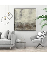 Giant Art 20" x 20" Neutral Plane Ii Art Block Framed Canvas