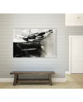 Giant Art 24" x 18" Midnight Abstract Iv Museum Mounted Canvas Print