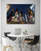 Giant Art 24" x 18" Times Square Billboards Museum Mounted Canvas Print