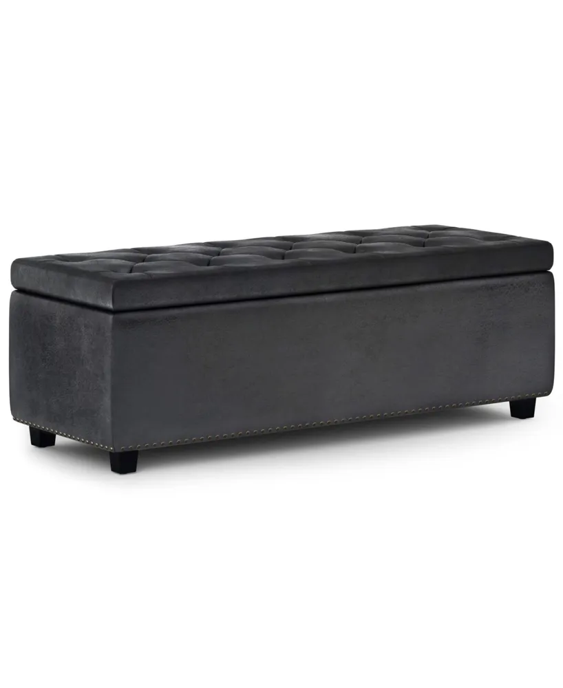 Hamilton Traditional Rectangle Storage Ottoman