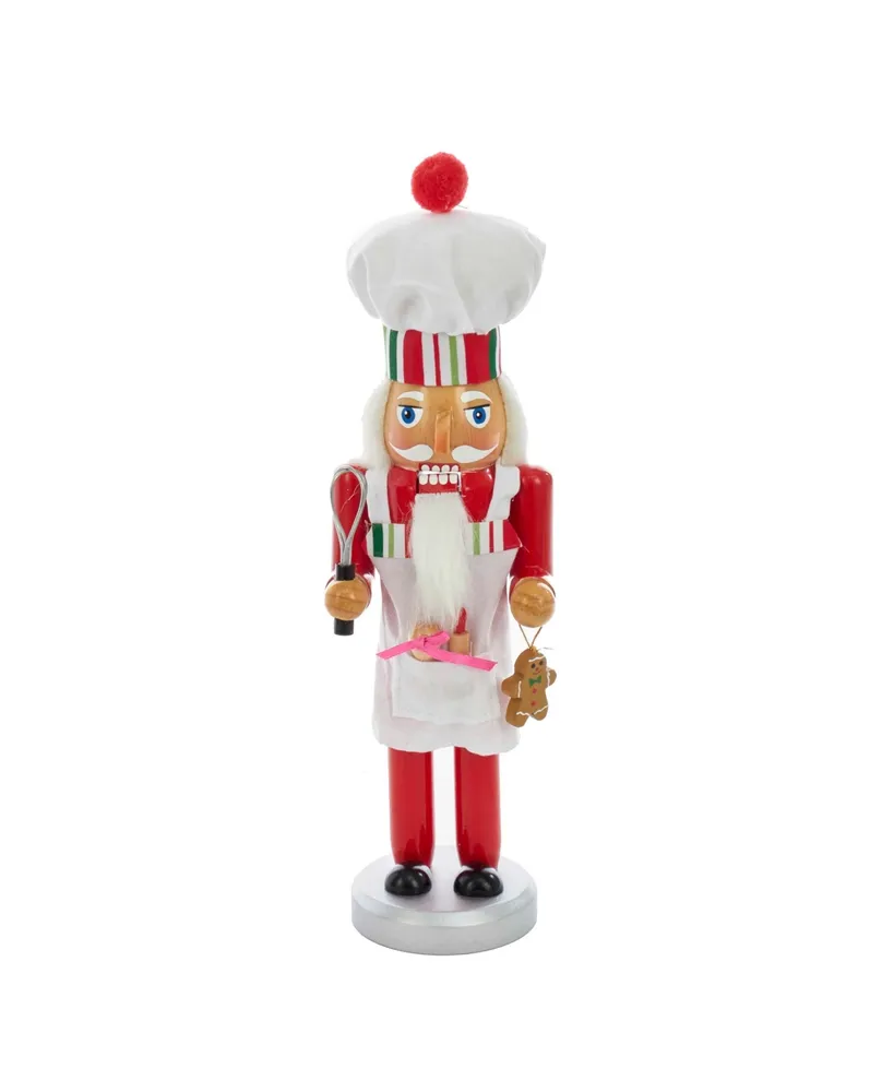 Kurt Adler 10-Inch Wooden Chef Nutcracker