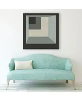 Giant Art Geometric Perspective I Art Block Framed Canvas