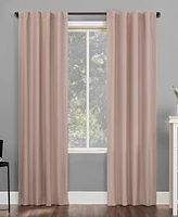 Sun Zero Cyrus Thermal Blackout Back Tab Curtain Panel, 84" L x 40" W