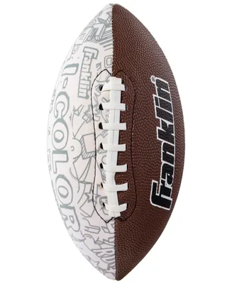 Franklin Sports I - Color Mini Football With 10 Marking Pens