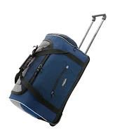 Travelers Club 22" Multi-Pocket Rolling Duffle