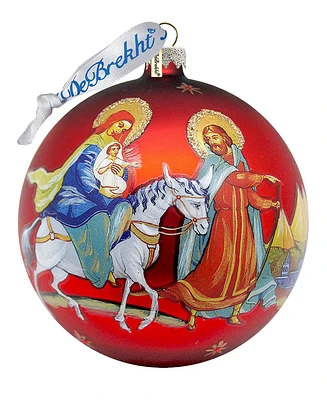 G.DeBrekht Nativity Ball Glass Ornament