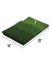 Franklin Sports Golf Practice Mat - All Terrain Tri - Surface Golf Mat