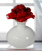 Dale Tiffany Red Rose Perfume Bottle