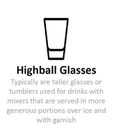 Michael Aram Ripple Effect Highball, Set of 4