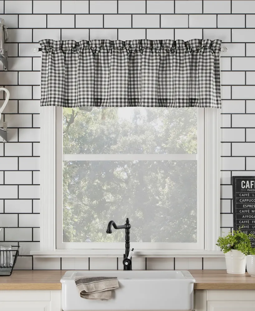 Parkham 54" x 14" Farmhouse Plaid Window Valance