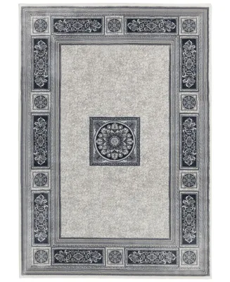 Km Home Sanford Milan 2831OF81MA Gray 7'10" x 10'10" Area Rug