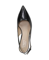 Franco Sarto Women's Racer Pointed Toe Block Heel Slingback Pumps