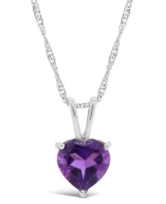 Blue Topaz (2-1/3 ct. t.w.) Pendant Necklace Sterling Silver. Also Available Amethyst (1-5/8