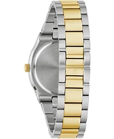 Bulova Women's Surveyor Two-Tone Stainless Steel Bracelet Watch 34mm, Created for Macy's