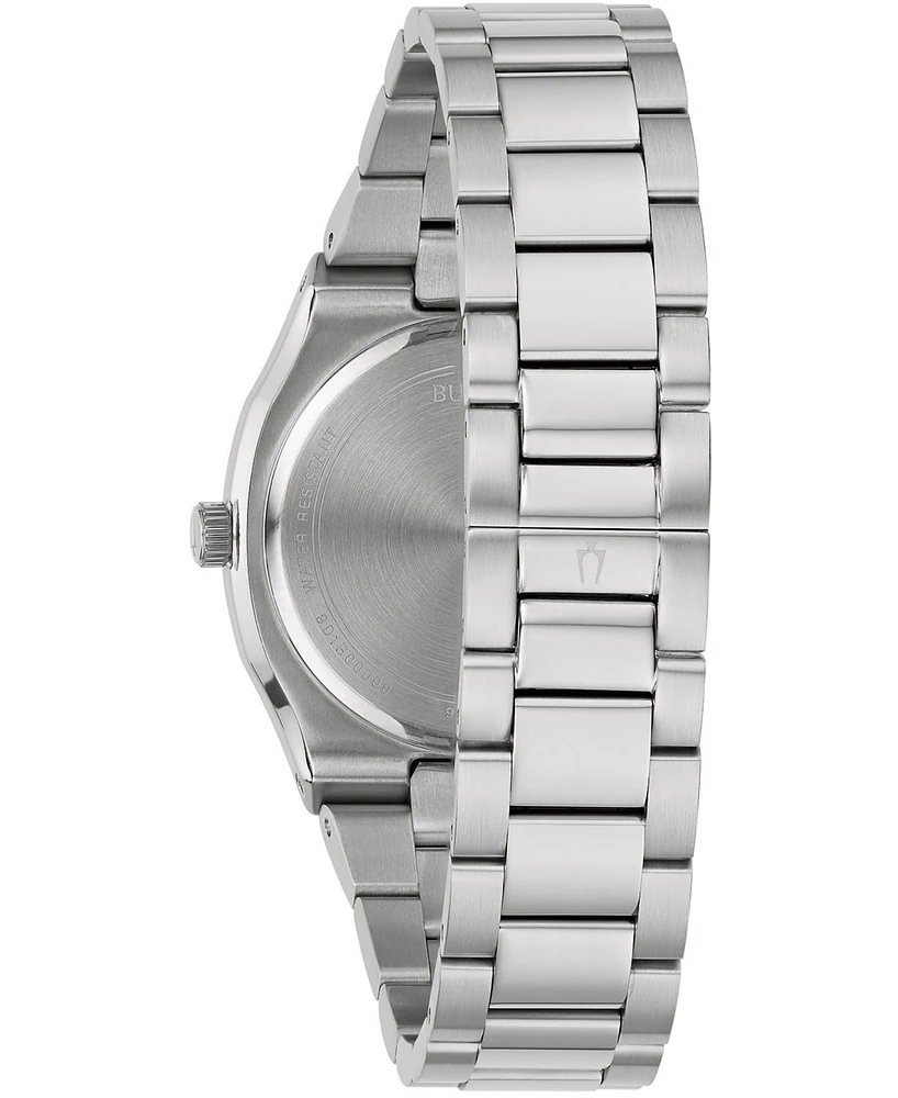 Bulova Women's Classic Stainless Steel Bracelet Watch 34mm, Created for Macy's
