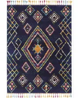 Closeout! Nourison Home Mecca MEC02 Navy 3'11" x 6' Area Rug