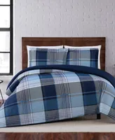 Truly Soft Trey Plaid Full/Queen Duvet Set