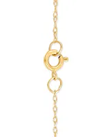 Diamond Cross 18" Pendant Necklace (1/4 ct. t.w.) in 10k Gold