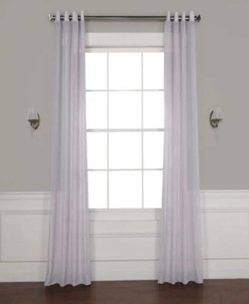 Exclusive Fabrics Furnishings Grommet Sheer Curtain Panels