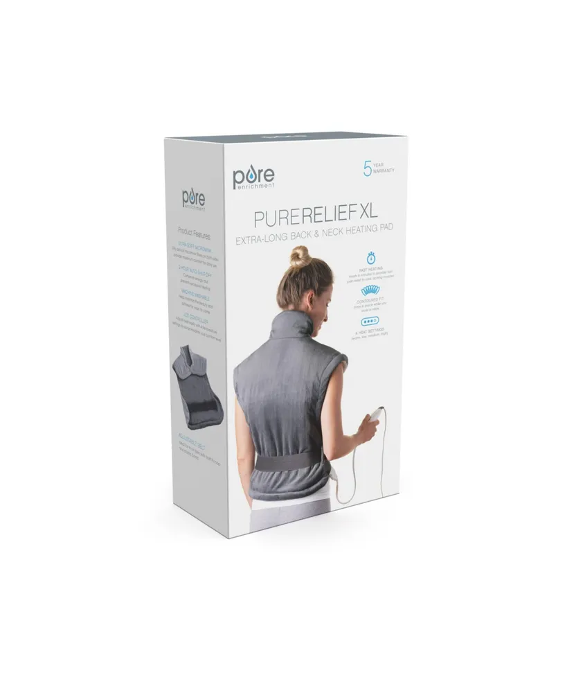 Pure Enrichment PureRelief Extra Long Back & Neck Heating Pad