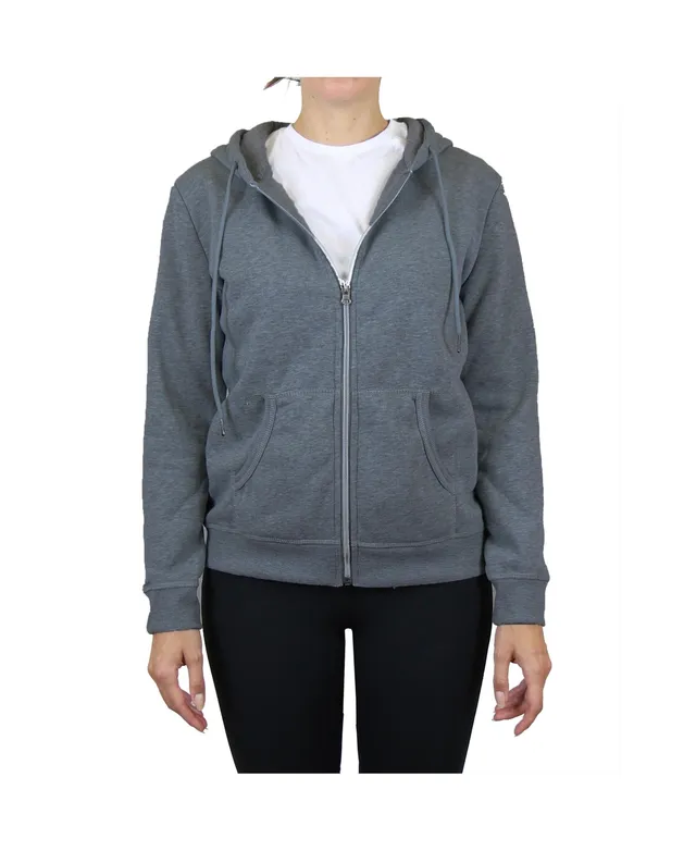 Galaxy By Harvic Women's Fleece-Lined Zip Hoodie