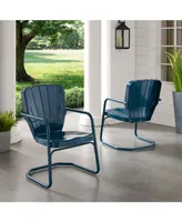 Crosley Ridgeland Metal Chair Set Of 2