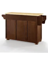 Crosley Eleanor Natural Wood Top Kitchen Island