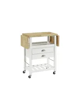 Crosley Bristol Double Drop Leaf Kitchen Cart